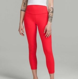 NWT Lululemon Align HR Pant25" LORE LOVE RED